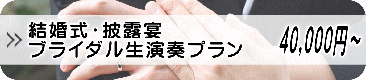 結婚式・披露宴 ブライダル生演奏プラン